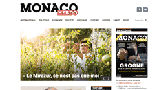 Desktop Screenshot of monacohebdo.mc